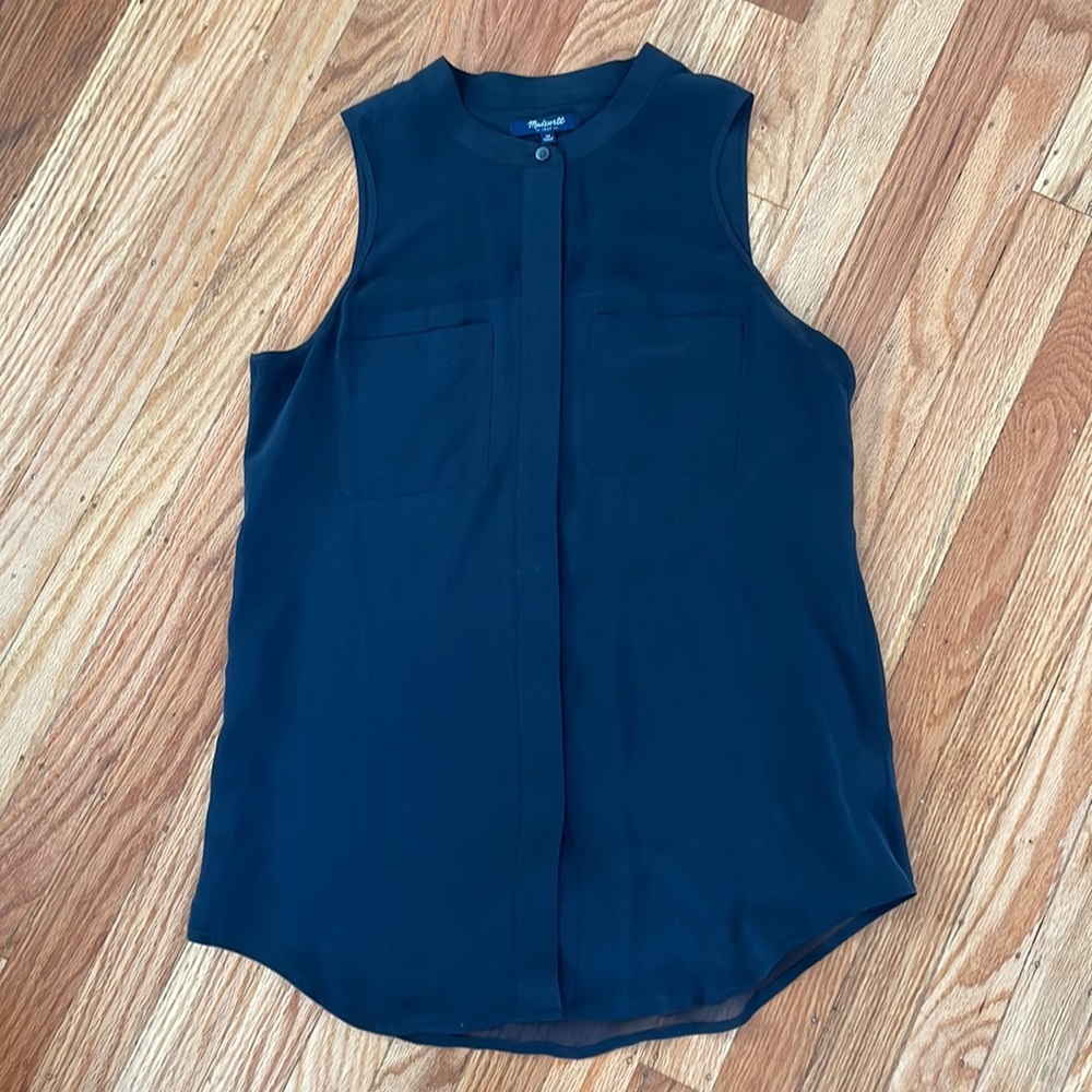 Madewell Silk Cargo Tank Top